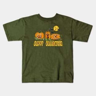 Halloween Pumpkins Kids T-Shirt